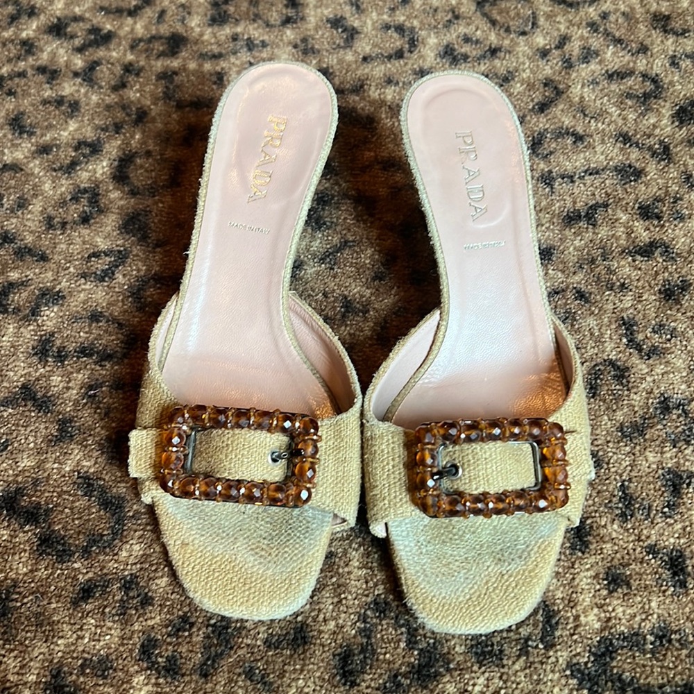 Vintage Prada kitten heels